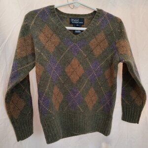 Polo Ralph Lauren green sweater size 4